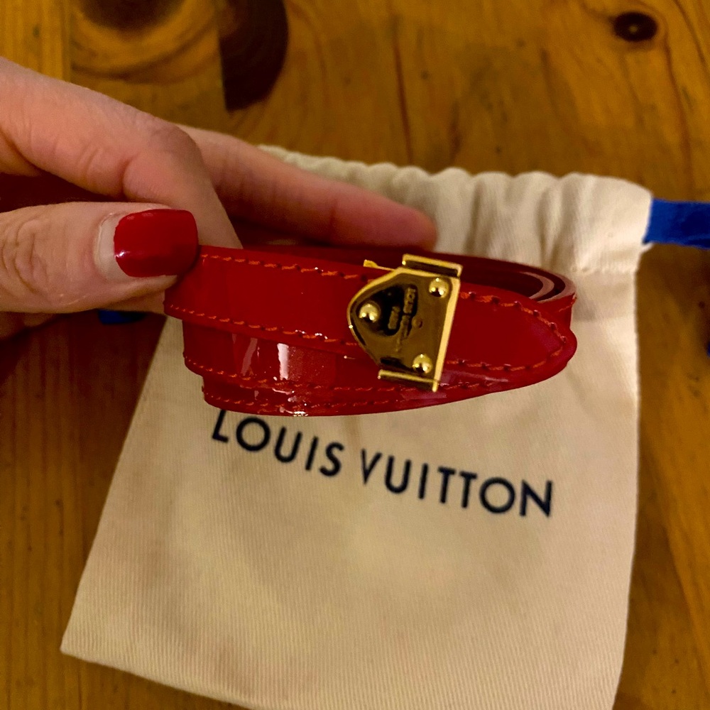 Louis Vuitton Leather Bracelet